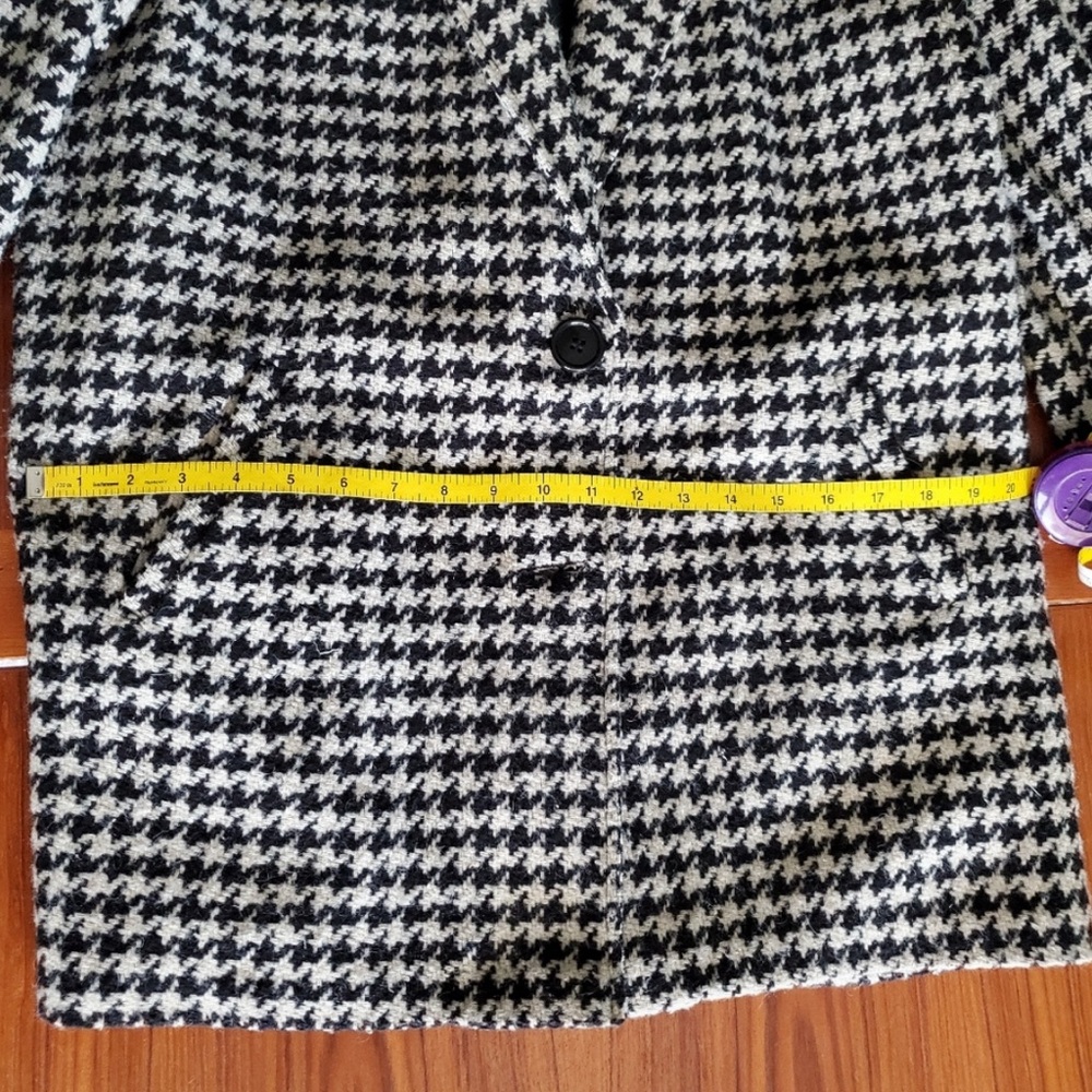 Karizma East LTD Vintage Houndstooth Coat Size 16 - Picture 11 of 13